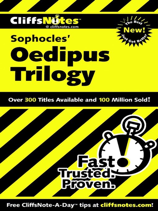 Title details for CliffsNotes on Sophocles' Oedipus Trilogy by Regina Higgins - Available